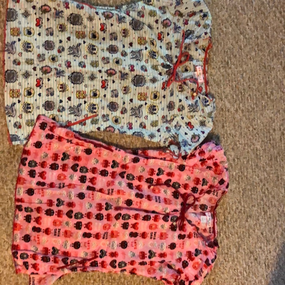 Koi scrub tops x2